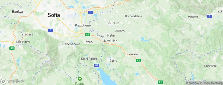 Novi Han, Bulgaria Map