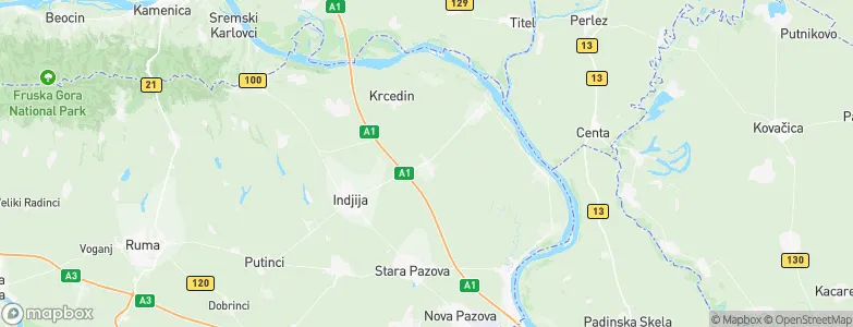Novi Karlovci, Serbia Map
