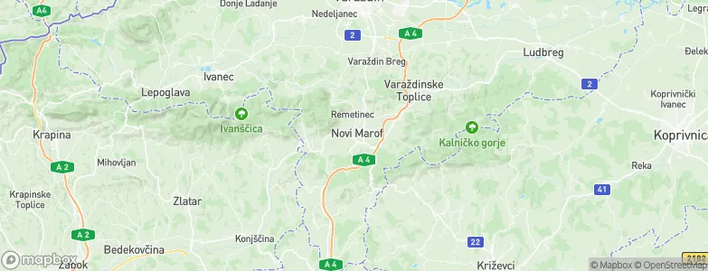 Novi Marof, Croatia Map