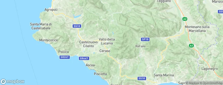 Novi Velia, Italy Map