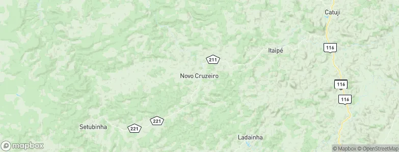 Novo Cruzeiro, Brazil Map