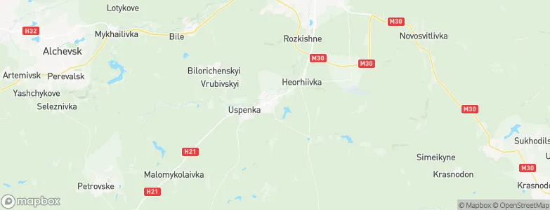 Novo-Uspenka, Ukraine Map