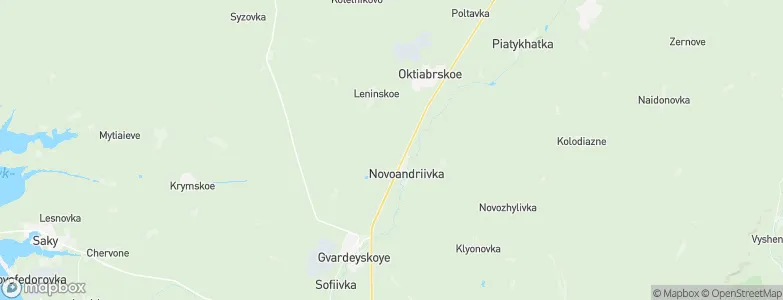 Novoandriyivka, Ukraine Map