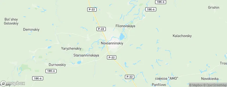 Novoanninskiy, Russia Map