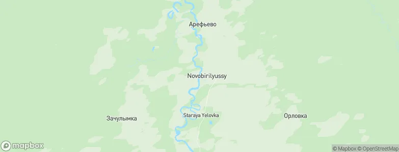 Novobirilyussy, Russia Map
