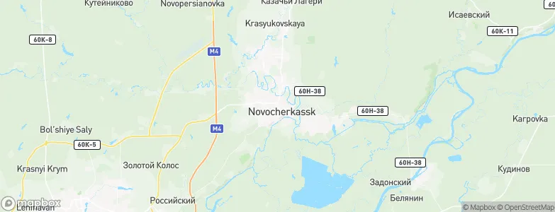 Novocherkassk, Russia Map