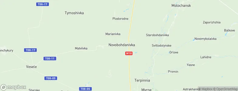 Novofëdorovka, Ukraine Map
