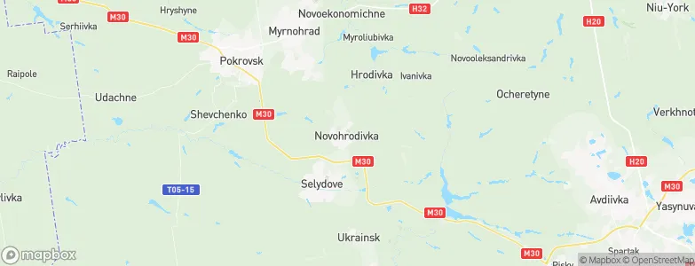 Novogrodovka, Ukraine Map