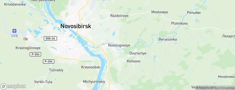 Novolugovoye, Russia Map