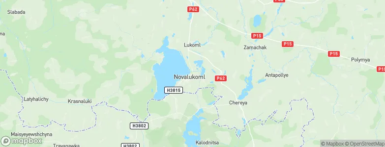Novolukoml’, Belarus Map