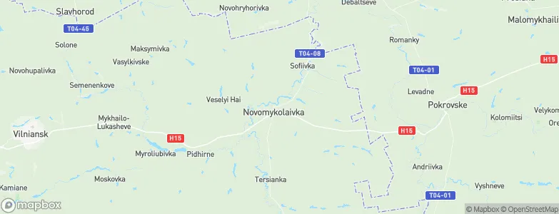 Novomykolayivka, Ukraine Map