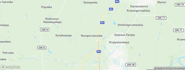 Novopersianovka, Russia Map