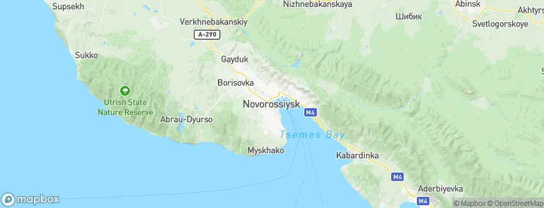 Novorossiysk, Russia Map