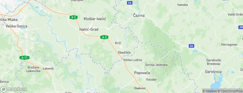 Novoselec, Croatia Map