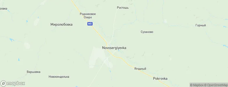 Novosergiyevka, Russia Map