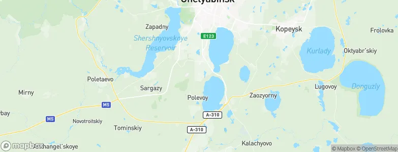 Novosineglazovskiy, Russia Map