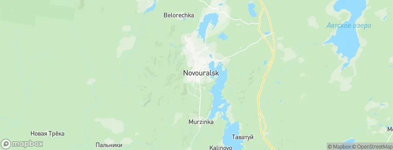 Novoural'sk, Russia Map
