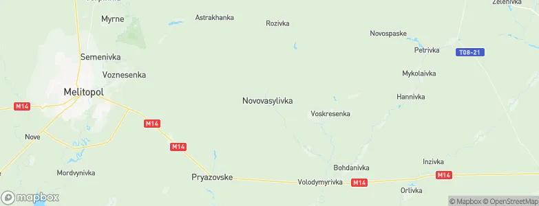 Novovasylivka, Ukraine Map