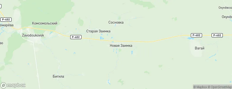 Novozaimka, Russia Map