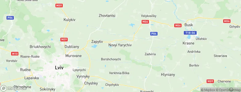 Novyi Yarychiv, Ukraine Map