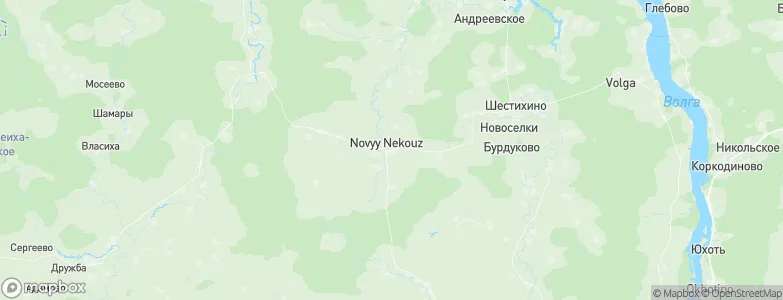Novyy Nekouz, Russia Map