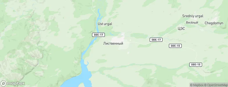 Novyy Urgal, Russia Map