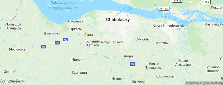 Novyye Lapsary, Russia Map