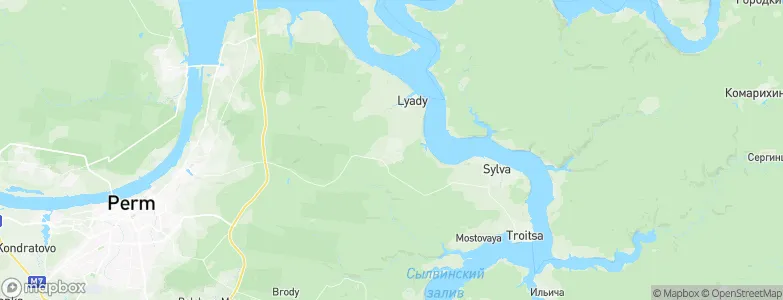 Novyye Lyady, Russia Map