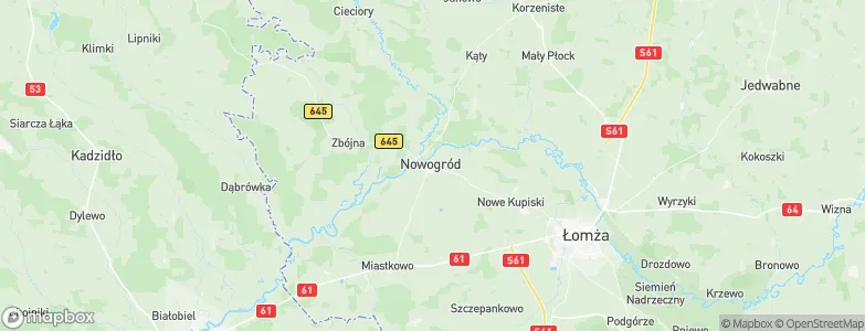Nowogród, Poland Map