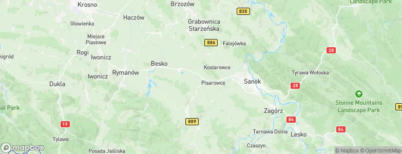 Nowosielce-Gniewosz, Poland Map