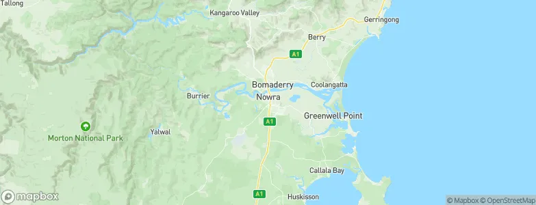 Nowra, Australia Map