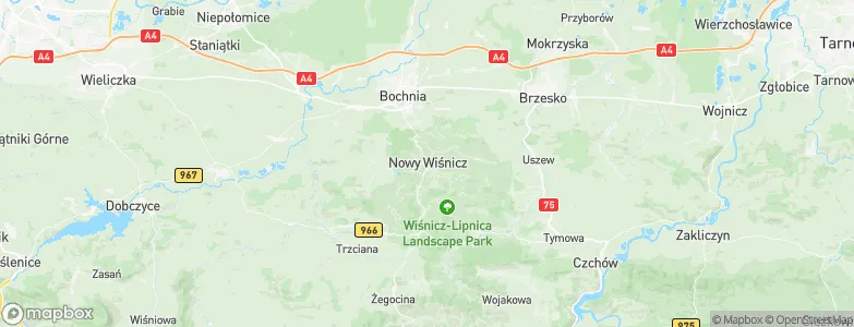 Nowy Wiśnicz, Poland Map