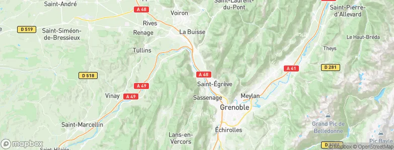 Noyarey, France Map