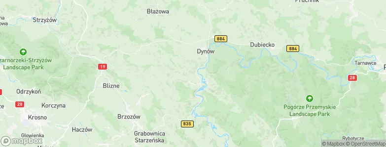 Nozdrzec, Poland Map