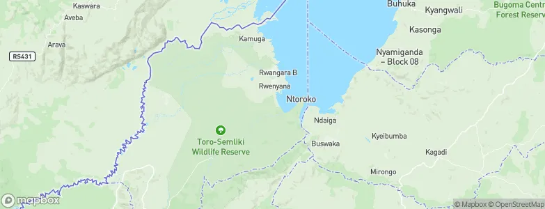 Ntoroko, Uganda Map