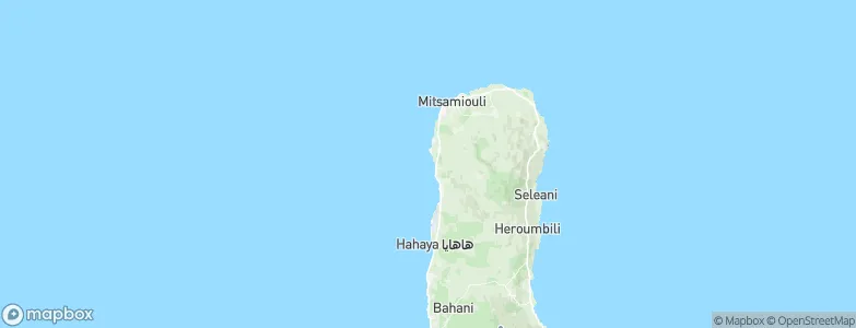 Ntsaouéni, Comoros Map