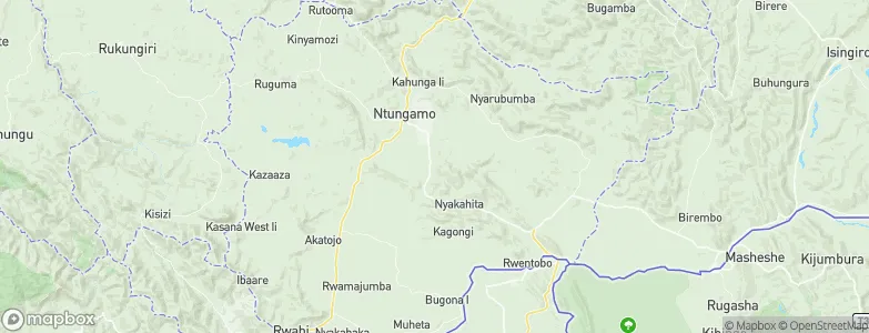 Ntungamo District, Uganda Map