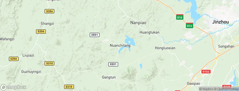 Nuanchitang, China Map