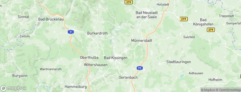 Nüdlingen, Germany Map