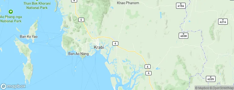 Nuea Khlong, Thailand Map