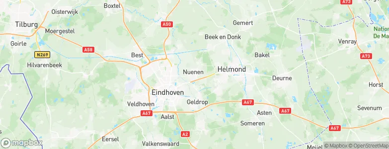 Nuenen, Netherlands Map