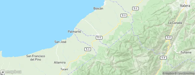 Nueva Bolivia, Venezuela Map