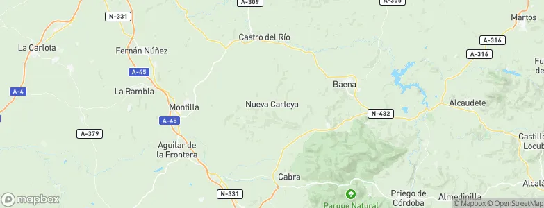 Nueva-Carteya, Spain Map