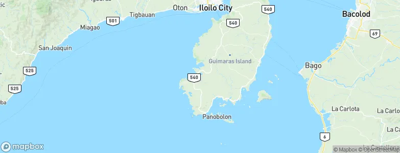 Nueva Valencia, Philippines Map