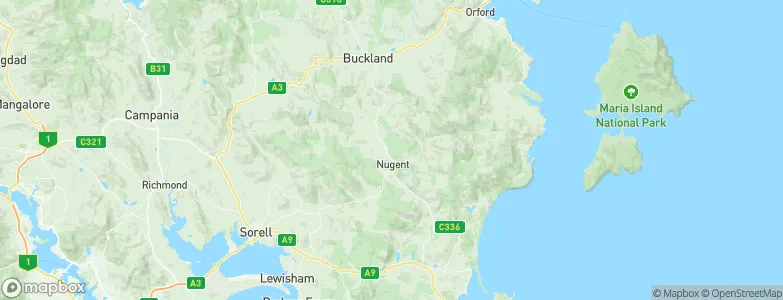 Nugent, Australia Map