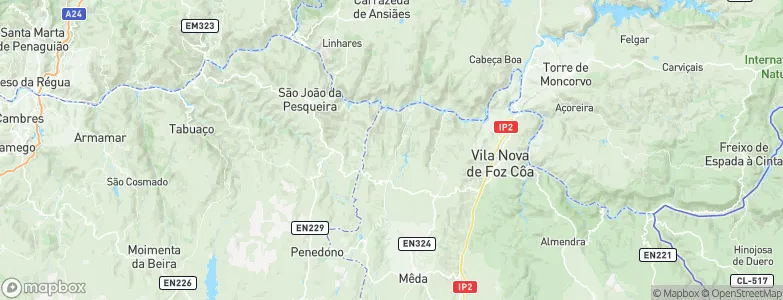 Numão, Portugal Map
