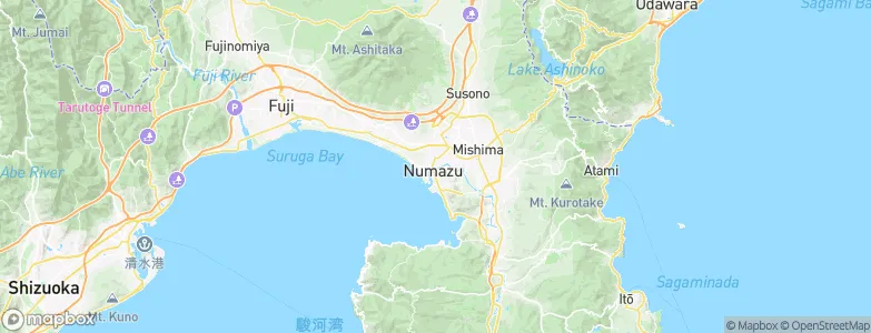 Numazu, Japan Map
