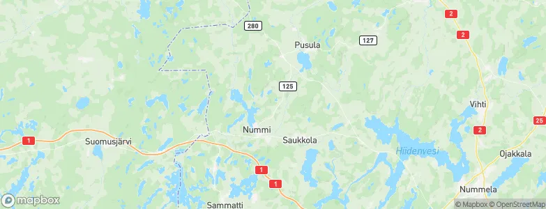 Nummi-Pusula, Finland Map