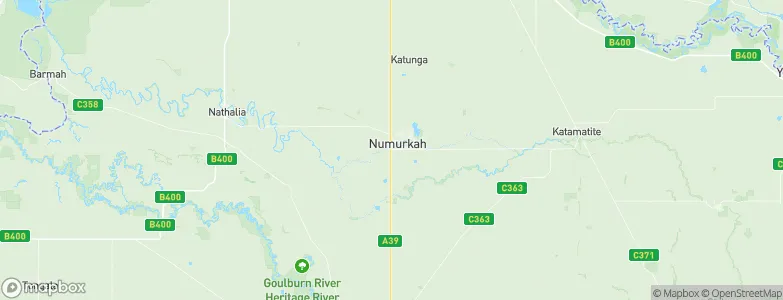 Numurkah, Australia Map