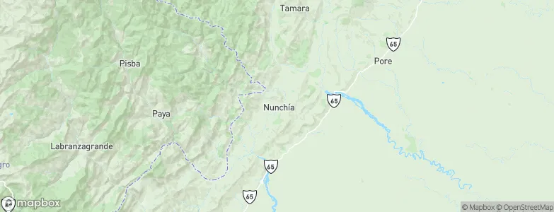 Nunchía, Colombia Map